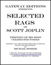 Selected Rags of Scott Joplin piano sheet music cover